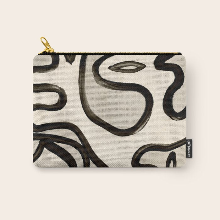 Abstract line art 249 Carry All Pouch Gallery Image 1