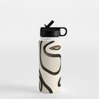 Abstract line art 249 Water Bottle Gallery Image 1