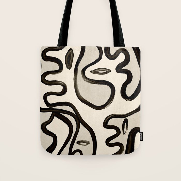 Abstract line art 249 Tote Bag Gallery Image 1