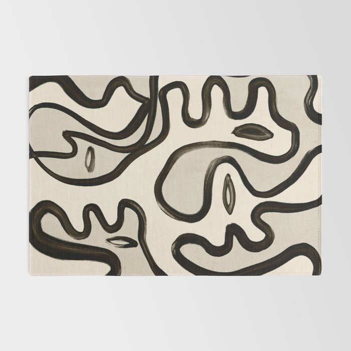 Abstract line art 249 Rug Gallery Image 2