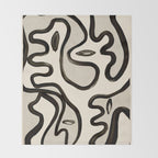 Abstract line art 249 Throw Blanket Gallery Image 2