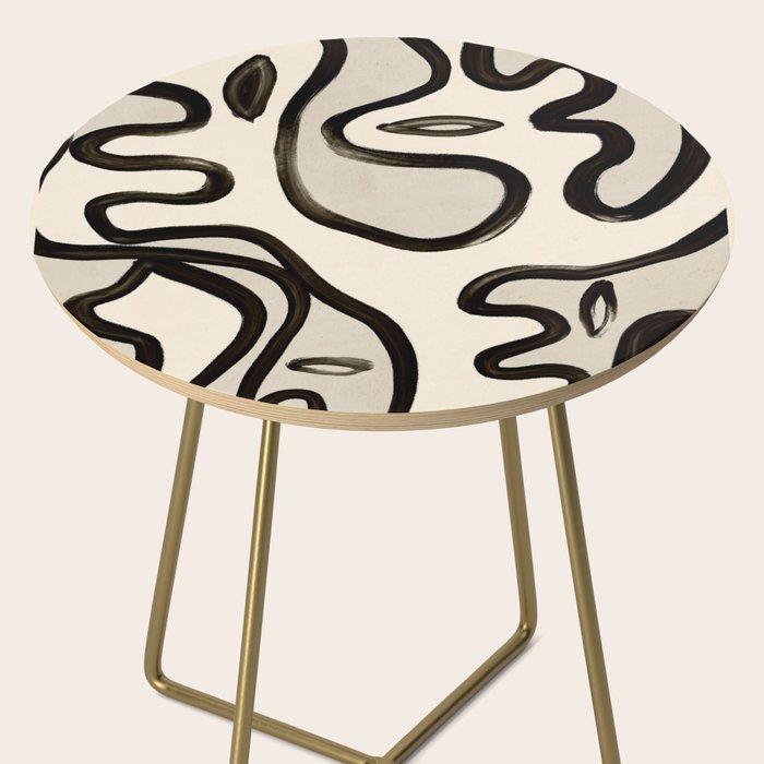 Abstract line art 249 Side Table Gallery Image 2