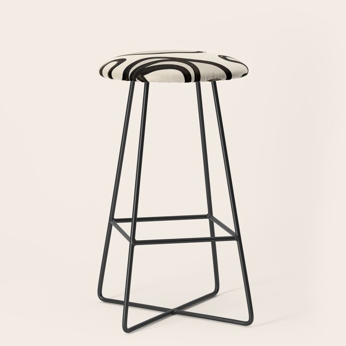 Abstract line art 249 Stool Gallery Image 1