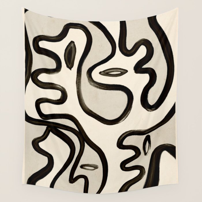 Abstract line art 249 Wall Tapestry Gallery Image 4