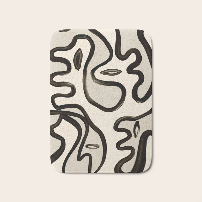 Abstract line art 249 Bath Mat Gallery Image 1