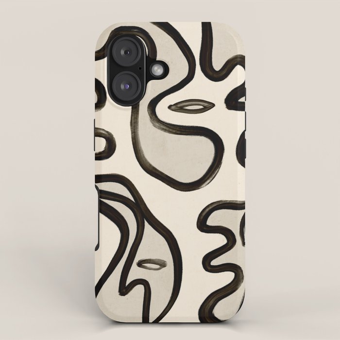 Abstract line art 249 iPhone Case Gallery Image 1