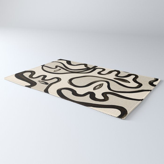 Abstract line art 249 Rug Gallery Image 3