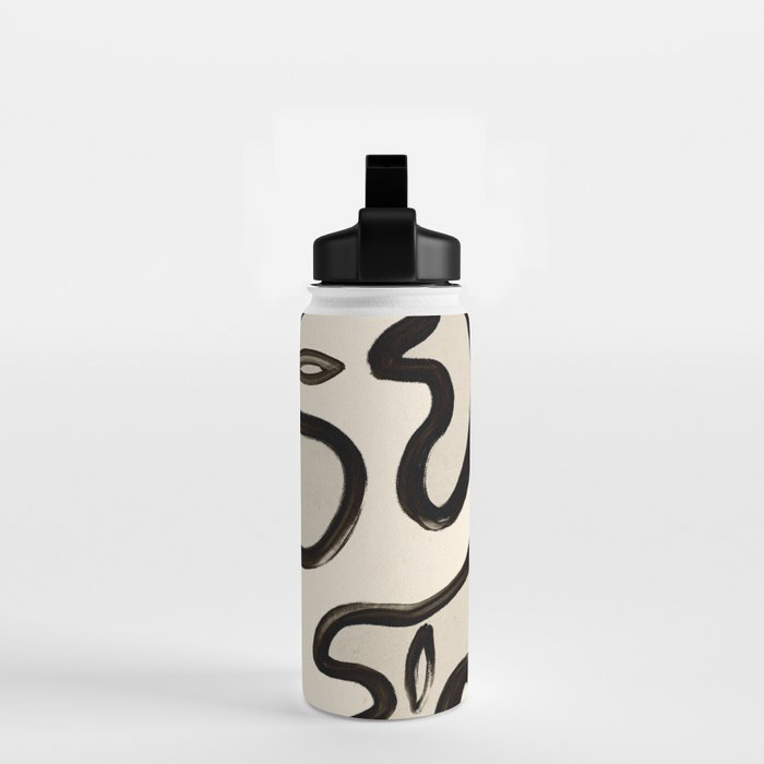 Abstract line art 249 Water Bottle Gallery Image 2