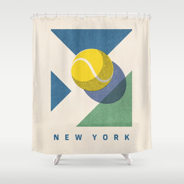 BALLS - Tennis - Grand Slam - New York Shower Curtain Gallery Image 1