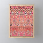 Traditional Moroccan Berber Rug Design Mini Art Print Gallery Image 1
