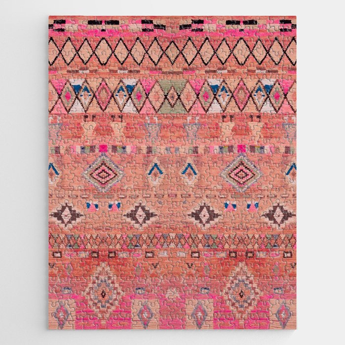 Traditional Moroccan Berber Rug Design Jigsaw Puzzle Gallery Image 1