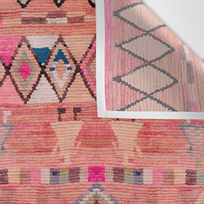 Traditional Moroccan Berber Rug Design Wall Tapestry Gallery Image 3