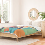 Retro Happy Geometric Combo Duvet Cover Gallery Image 2