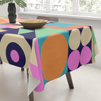 Retro Happy Geometric Combo Tablecloth Gallery Image 3