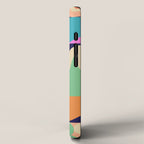 Retro Happy Geometric Combo iPhone Case Gallery Image 2