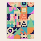 Retro Happy Geometric Combo Poster Gallery Image 4