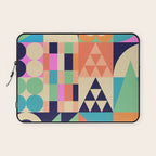 Retro Happy Geometric Combo Laptop Sleeve Gallery Image 1