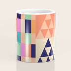 Retro Happy Geometric Combo Coffee Mug Gallery Image 4