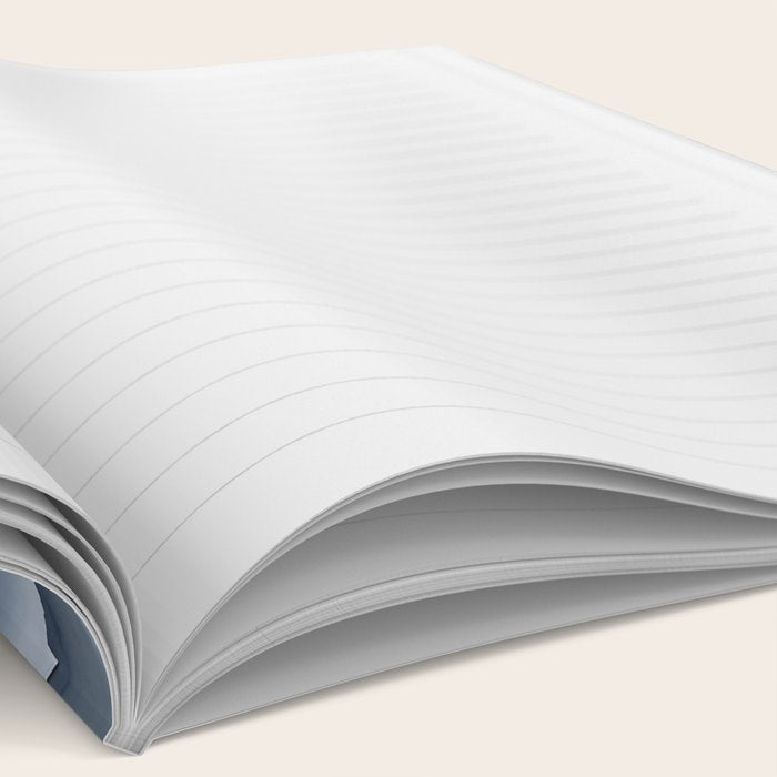 Foggy Mountains Wanderlust Blue Boho Notebook Gallery Image 2