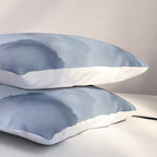 Foggy Mountains Wanderlust Blue Boho Pillow Sham Gallery Image 3