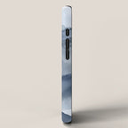 Foggy Mountains Wanderlust Blue Boho iPhone Case Gallery Image 2
