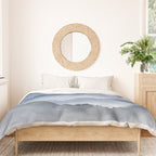 Foggy Mountains Wanderlust Blue Boho Duvet Cover Gallery Image 3