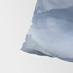 Foggy Mountains Wanderlust Blue Boho Pillow Sham Gallery Image 4