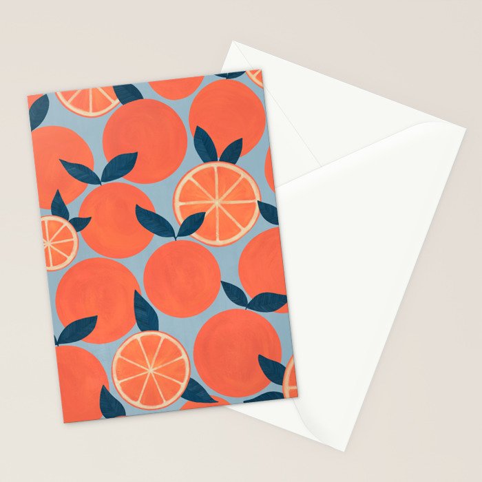 Canned Oranges Stationery Card Gallery Image 2