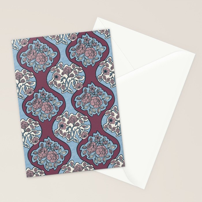 Antique Floral Beauty PB Stationery Card Gallery Image 2