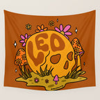 Leo Skull Wall Tapestry Gallery Image 4