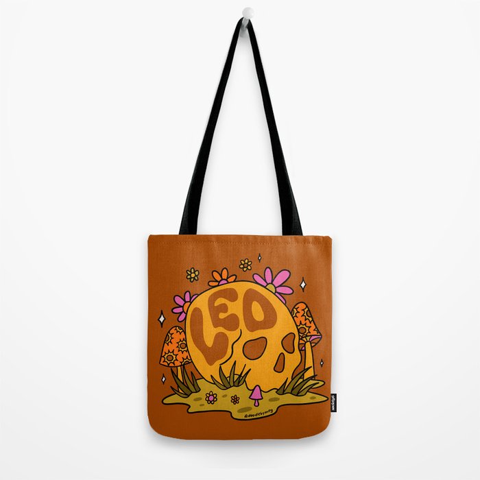 Leo Skull Tote Bag Gallery Image 2