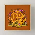 Leo Skull Mini Art Print Gallery Image 1