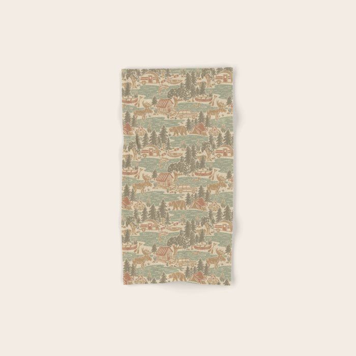 North Country Summer - soft neutrals Bath Towel Gallery Image 1
