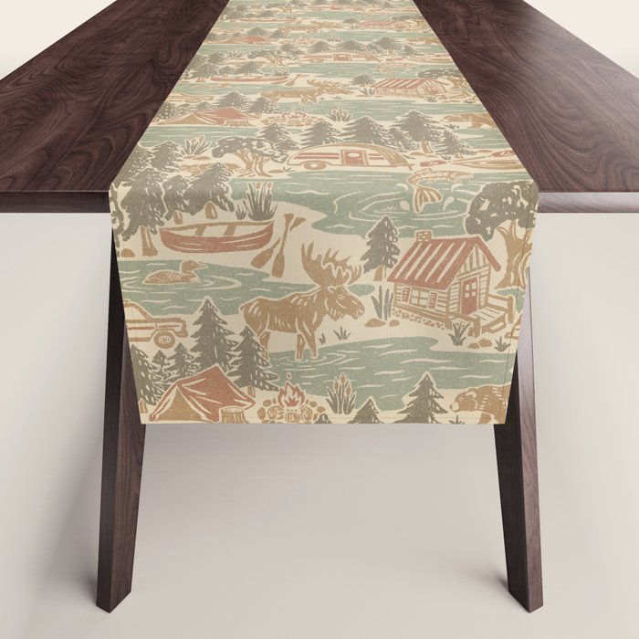 North Country Summer - soft neutrals Table Runner Gallery Image 1