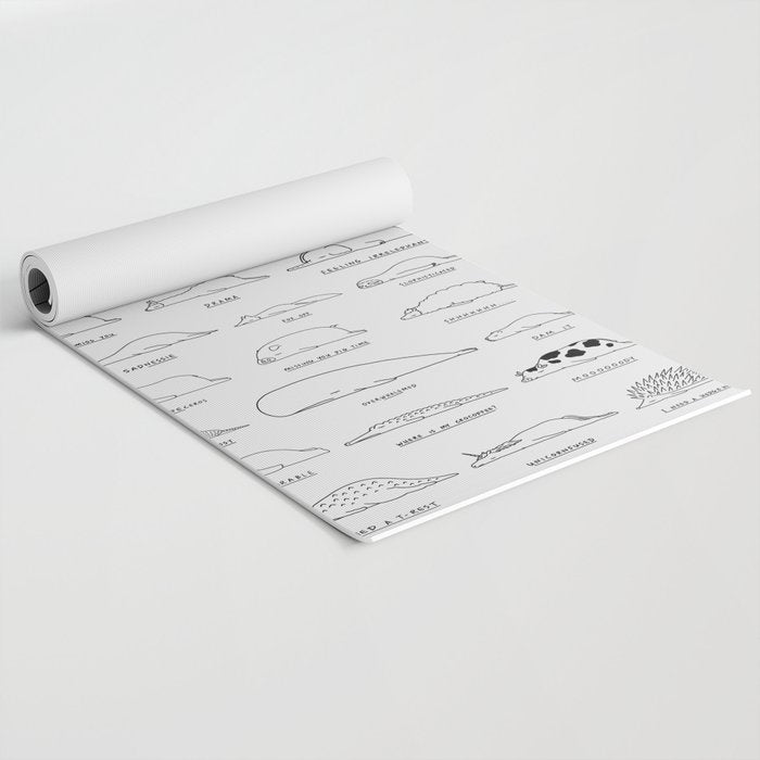 Moody Animals Pattern Yoga Mat Gallery Image 2