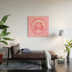 Happiness Is The True Measure of Success in Pink Wood Wall Art Gallery Image 2