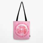 Happiness Is The True Measure of Success in Pink Tote Bag Gallery Image 2