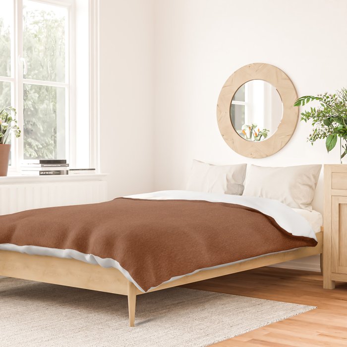 Rust Velvet Duvet Cover Gallery Image 2