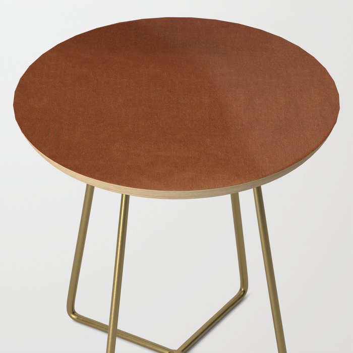 Rust Velvet Side Table Gallery Image 2