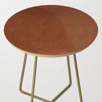 Rust Velvet Side Table Gallery Image 2