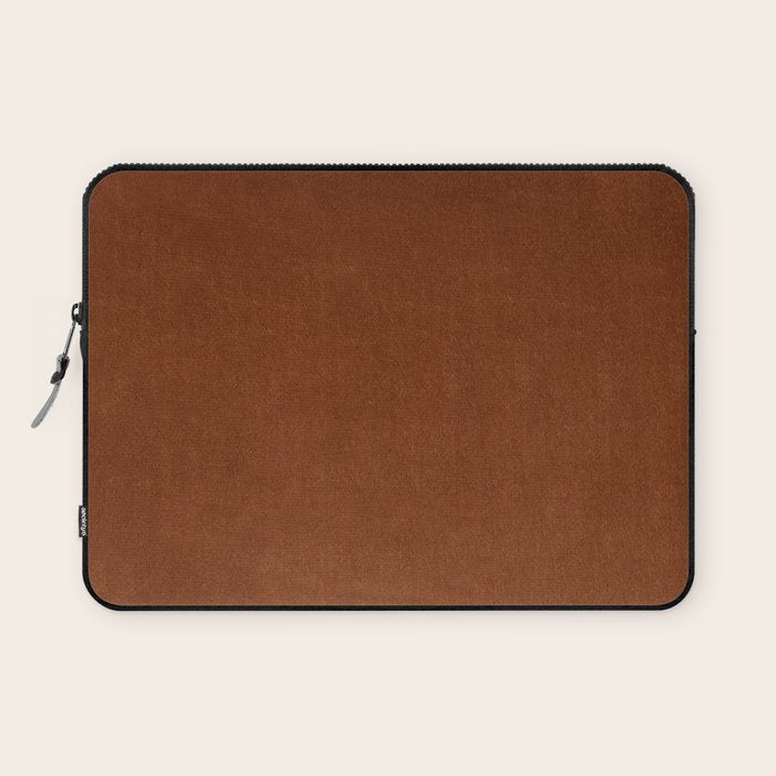 Rust Velvet Laptop Sleeve Gallery Image 1