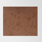 Rust Velvet Throw Blanket Gallery Image 2
