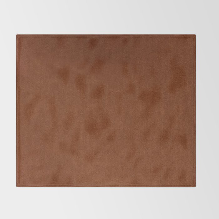 Rust Velvet Throw Blanket Gallery Image 2