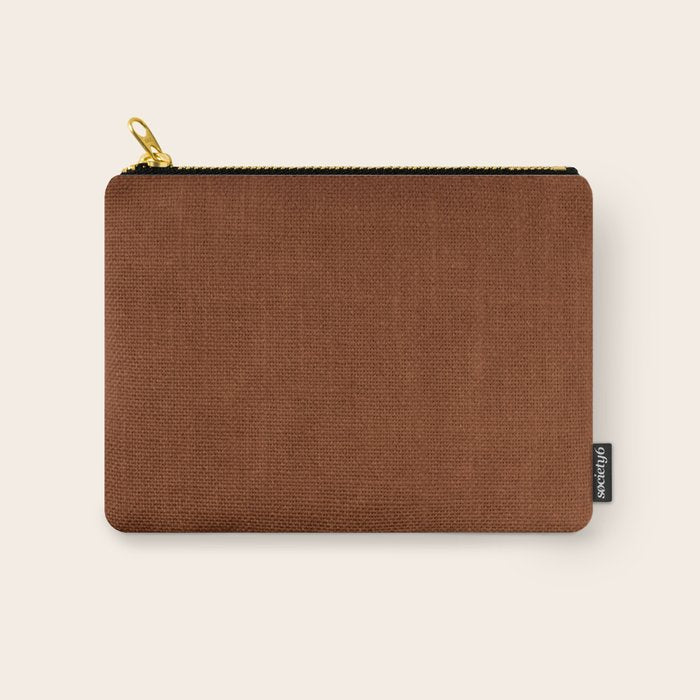 Rust Velvet Carry All Pouch Gallery Image 1