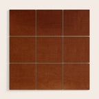 Rust Velvet Wood Wall Art Gallery Image 1
