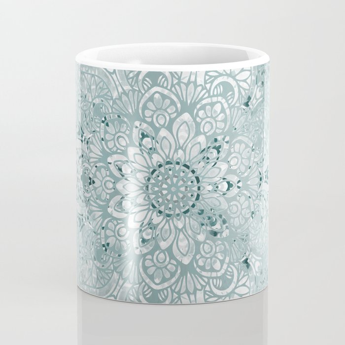 Yoga, Mandala, Prints Green, Wall Art Boho Coffee Mug Gallery Image 4