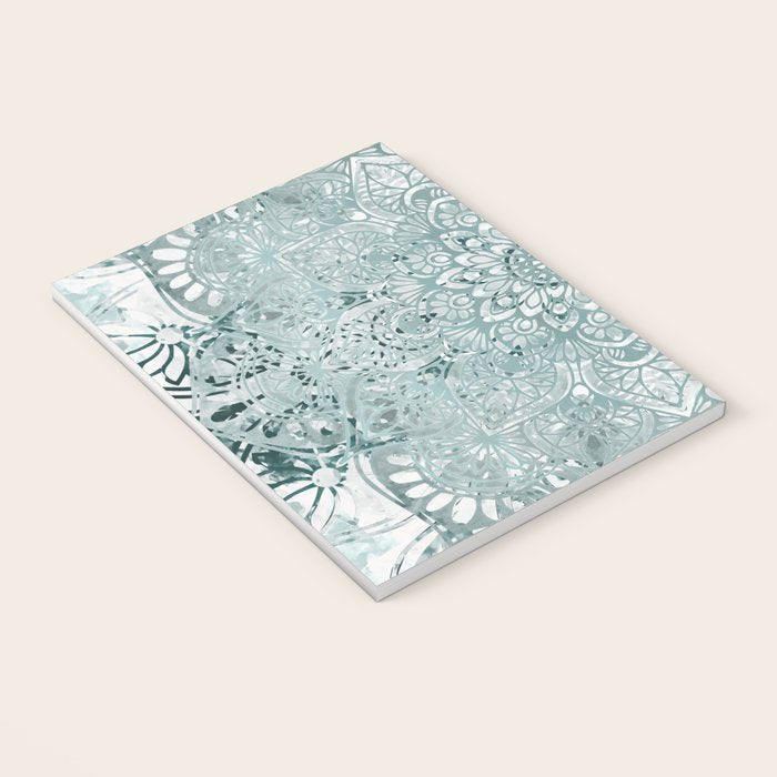 Yoga, Mandala, Prints Green, Wall Art Boho Notebook Gallery Image 3
