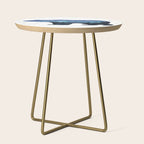 Forest Bear Silhouette Watercolor Galaxy Side Table Gallery Image 1