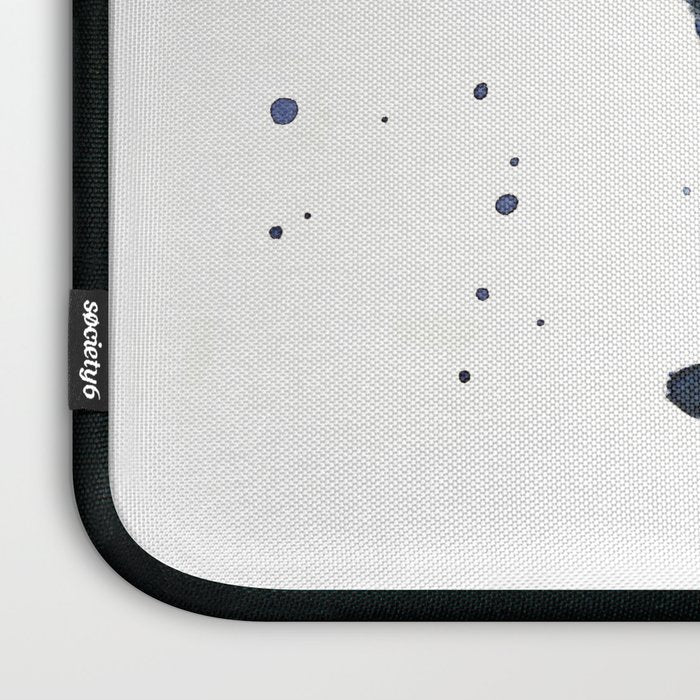 Forest Bear Silhouette Watercolor Galaxy Laptop Sleeve Gallery Image 3