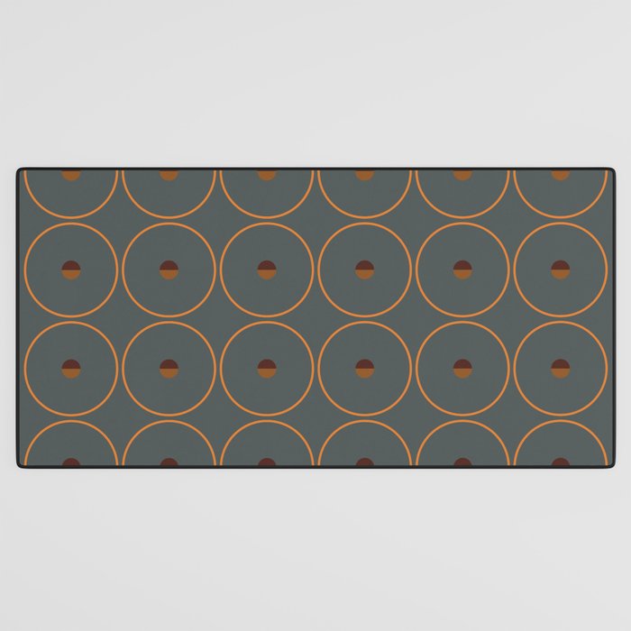 catch II anthracite and ocher Desk Mat Gallery Image 3